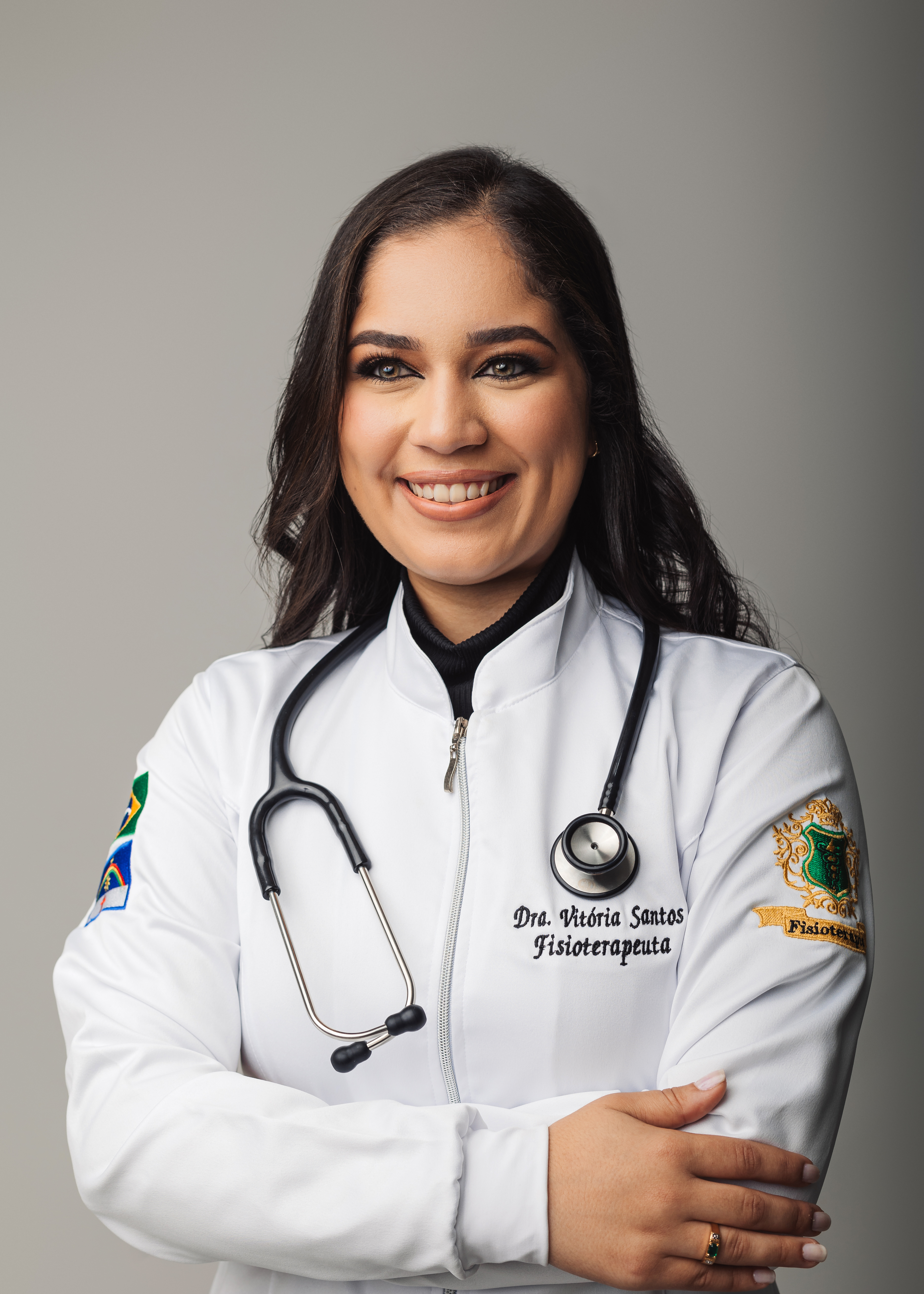 Dra. Vitória Santos, fisioterapeuta profissional